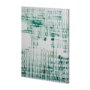 100806-L - Barred II by Grace Popp a Hand Embellished Textured Canvas