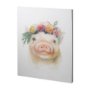 100729-L - Flower Crown II by Mercana Studio a Hand Embellished Textured Canvas