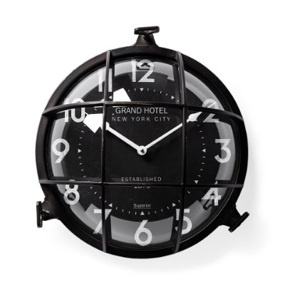 67725 - Bellmond 15L x 15H Large Industrial Wall Clock