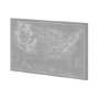 100904-L - Explorer - USA Map - Graphite by Vintage Collection a Hand Embellished Textured Canvas