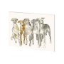 100913-L - Hounding Around by Kristine Hegre a Hand Embellished Textured Canvas