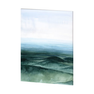 Plane View II by Grace Popp a Hand Embellished Textured Canvas