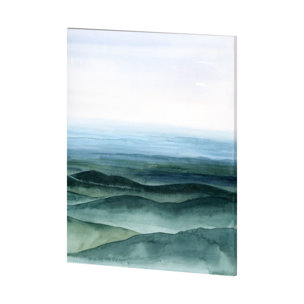 Plane View I by Grace Popp a Hand Embellished Textured Canvas