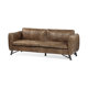 67680 - Cobain I 84" Brown Leather Two Seater Sofa