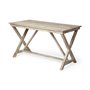 67834 - Tracy 54L x 28W Natural X Frame Wood Office Desk