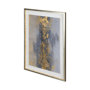12163 - Concrete Gold 2 by Altamura a Hand Embellished Textured Framed Art Print Matted under Glass