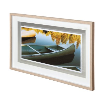 12167 - On the Water by Jennifer Broussard a Framed Photo Art Print Matted under Glass