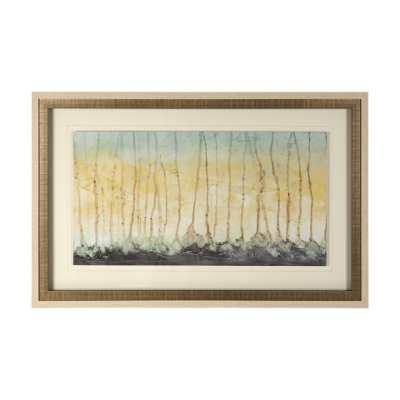 12293 - Treeline Light I by Jennifer Goldberger Hand Embellished Textured Framed Art Print Matted under Glas