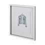 12350 - Wearables by THE Studio a Hand Embellished Textured Framed Art Print Matted under Glass