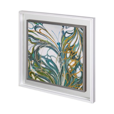 12364 - Metamorhosis I by Liz Jardine a Hand Embellished Textured Framed Art Print