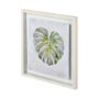 12396 - Fresh Unfolds I by Leah Rei a Hand Embellished Textured Framed Art Print Matted under Glass