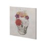 100938-S - Floral Skull I by Mercana Studio a Hand Embellished Textured Canvas