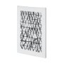 101006-L - Triangles by Mercana Studio a Hand Embellished Textured Canvas