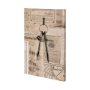 100997-L - Academic Drafters Compass Illustration by Mercana Studio a Hand Embellished Textured Canvas