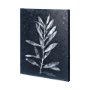 101067-L - Midnight Leaves I by Megan Meagher a Hand Embellished Textured Canvas