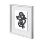 12156 - Expression 3 by Lora Gold a Hand Embellished Textured Framed Art Print Matted under Glass