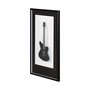 12264 - Guitar II by Mercana Studio a Hand Embellished Textured Framed Art Print Matted under Glass