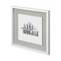 12354 - Petit Mansion IV by Jones a Hand Embellished Textured Framed Art Print Matted under Glass