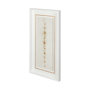 12431 - Dots III-Copper by Studio M a handmade Original Framed Artwork under Glass