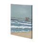 101078-L - Fishing Pier II by Jade Reynolds a Hand Embellished Textured Canvas