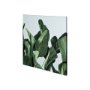 101102-S - Celadon Palms II-3030 by Emma Scarvey a Hand Embellished Textured Canvas