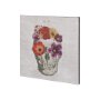 100939-S - Floral Skull II by Mercana Studio a Hand Embellished Textured Canvas