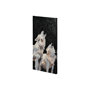 101017-S - Midnight Wolves by Mercana Studio a Hand Embellished Textured Canvas