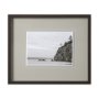12188 - Rocky Cliffs, Rosario Beach by Bisig, Steve a Framed Photo Art Print Matted under Glass