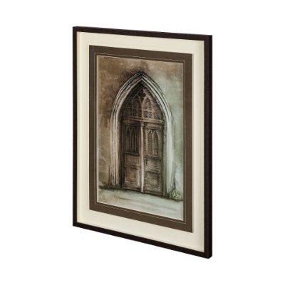 12269 - Door II by Mercana Studio a Hand Embellished Textured Framed Art Print Matted under Glass