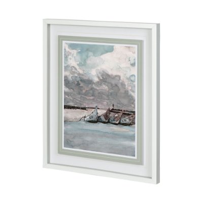 12411 - Minato II by Amber Zhou a Framed Art Print Matted under Glass