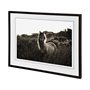 12225 - Evening Glow by Mercana Studio a Hand Embelished Textured Framed Photo Art Print Matted under Glass