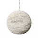 68172 - Theta 15.5x14.5 White-Washed Wood Beaded Pendant Light