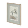 12468 - Cattle Egret by Mercana Studio a Hand Embellished Textured Framed Art Print Matted under Glass