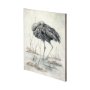101184-L - Sandhil Crane by Mercana Studio a Hand Embellished Textured Canvas