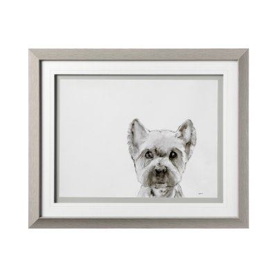 12562 - Walk Time 1 by Mercana Studio a Hand Embellished Textured Framed Art Print Matted under Glass