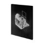 101384-L - Pacemaker Black II by Mercana Studio a Hand Embellished Textured Canvas