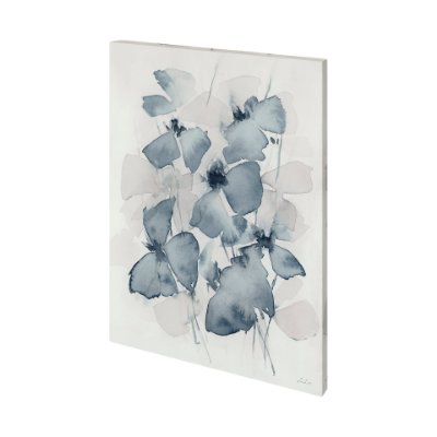 101404-L - Aubretia I by Mercana Studio a Hand Embellished Textured Canvas