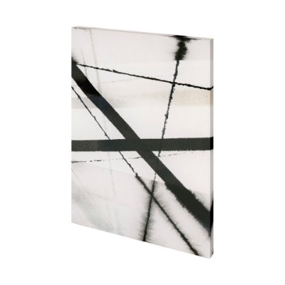 101407-L - Clouding Mirror II by Mercana Studio a Hand Embellished Textured Canvas