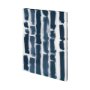 101408-S - Indigo Lines I by Mercana Studio a Hand Embellished Textured Canvas