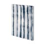 101409-S - Indigo Lines II by Mercana Studio a Hand Embellished Textured Canvas