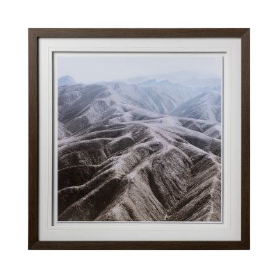 12631 - Death Valley Mountains by Dunker a Framed Photo Art Print Matted under Glass