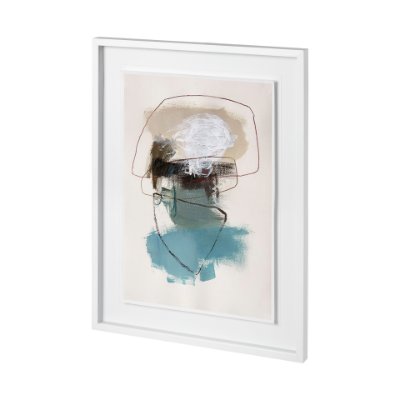 12695 - In The Middle II by Natasha Barnes a Hand Embellished Textured Framed Art Print Matted under Glass