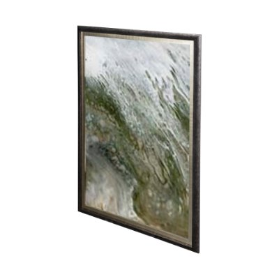 12737 - Equatorial Drift III by Mercana Studio Hand Embellished Textured Framed Art Print Matted under Glass