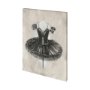 101223-L - Black Ballet Dress II by Ethan Harper a Hand Embellished Textured Canvas