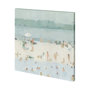 101245-L - Sea Glass Sandbar I by Emma Scarvey a Hand Embellished Textured Canvas