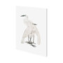 101249-S - Black Billed Heron by Maria Mendez a Hand Embellished Textured Canvas