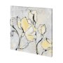 101265-S - Again II with Yellow by Mercana Studio a Hand Embellished Textured Canvas
