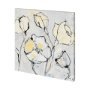 101266-S - Again III with Yellow by Mercana Studio a Hand Embellished Textured Canvas