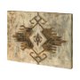 101276-L - Southwest Design I by Mercana Studio a Hand Embellished Textured Canvas