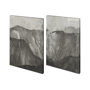 101307-L - Rising Ridge I (Set 2) by Mercana Studio a Hand Embellished Textured Canvas